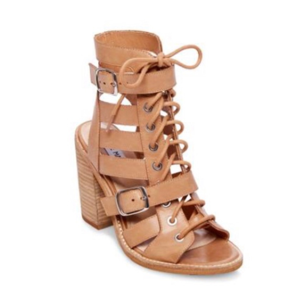 STEVE MADDEN Cecilia Natural Leather Heel - Picture 2 of 3